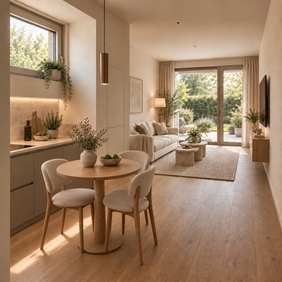 Stiege 1 · 1.OG/EG · TOP 5 · 3 Zimmer · Wohnung · 75.71 m² · Eigengarten · 158.40 m²