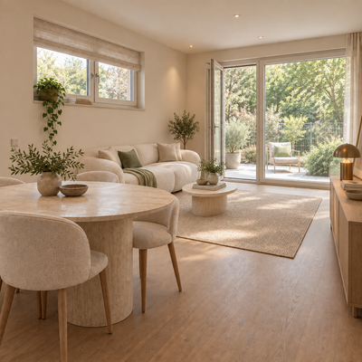 Stiege 2 · EG · TOP 4 · 2 + Kabinett · Wohnung · 64,82 m² · Eigengarten · 116,30 m²