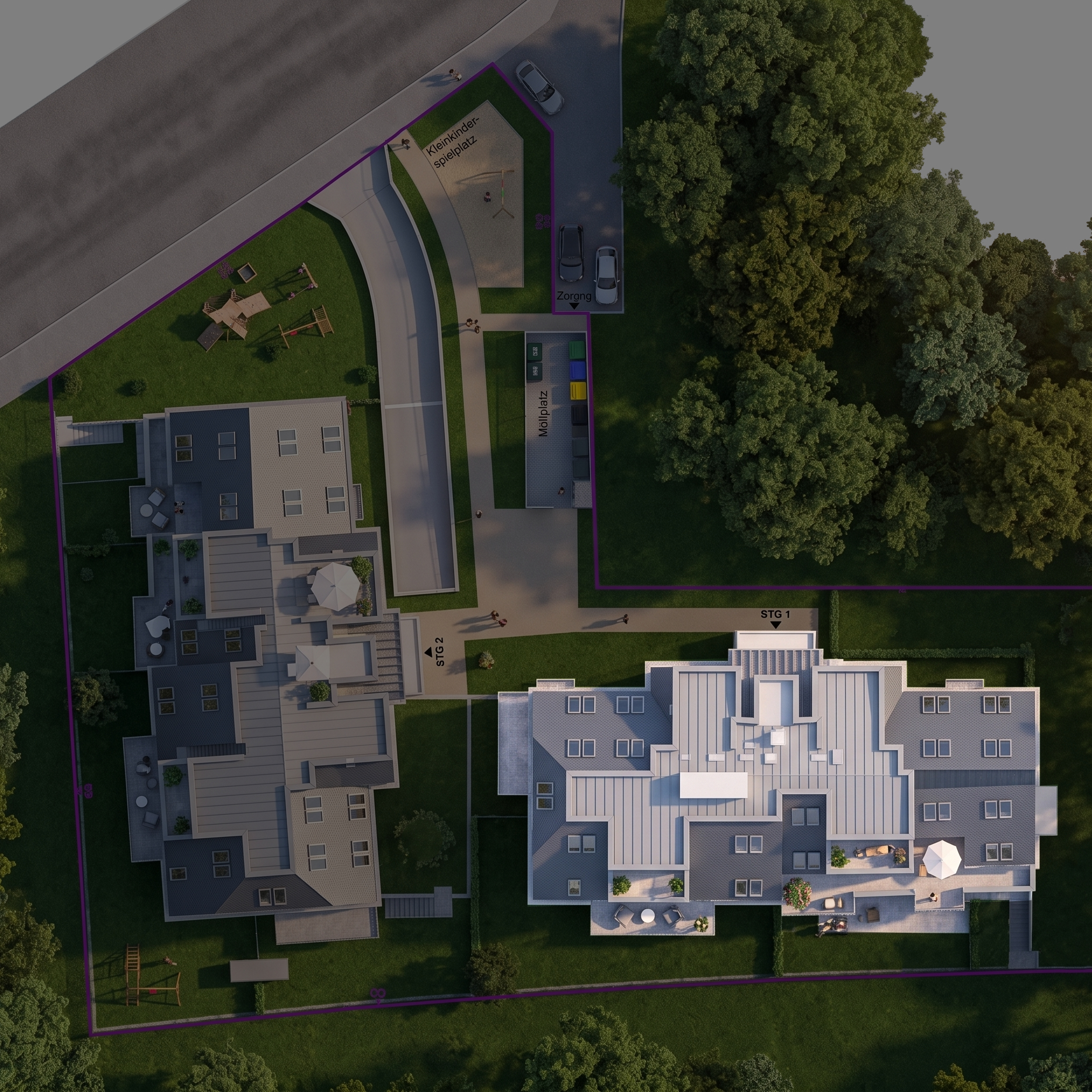 Stiege 1 · 2.DG · TOP 13 · 2 Zimmer · Wohnung · 88,04 m²